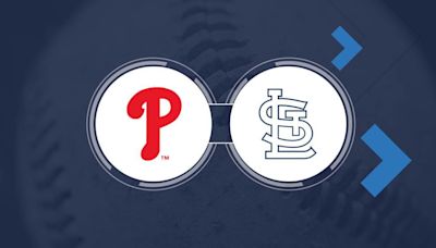 Phillies vs. Cardinals TV Channel and Live Stream Info for June 2
