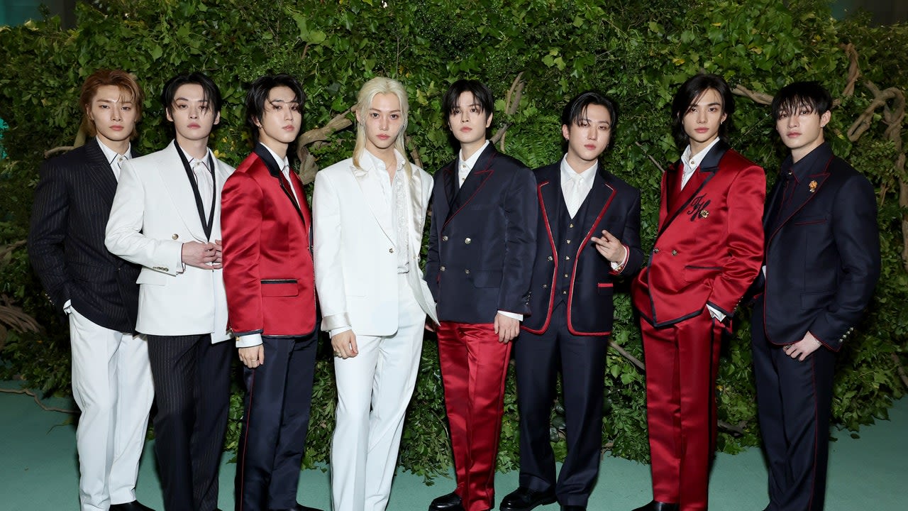 First-Timers Stray Kids Wear Custom Hilfiger to the 2024 Met Gala