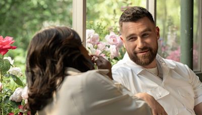 Travis Kelce finally made his debut in Ryan Murphy's 'Grotesquerie,' and he appears to be playing a friendly hot guy nicknamed Fast Eddie