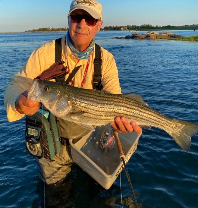 Summer striper fishing in RI: Get close to the action casting flies to big fish