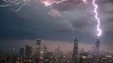 Showers, storms pass through Chicago area Thursday evening