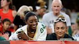 Simone Biles rocking husband Jonathan Owens' jersey at Packers vs. Bengals preseason game