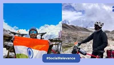 'Utho, jaago, aur laksh ko prapt karo': At 18, UP teen Shivam Patel becomes youngest cyclist to conquer Everest base camp