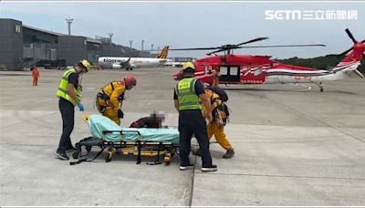 南投無雙溫泉墜坡意外！女山友全身多處骨折 空勤隊急派直升機吊掛救援