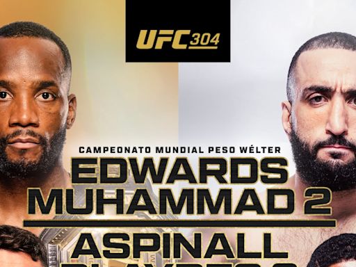 UFC 304: horario, cómo y dónde ver en España el Edwards vs Muhammad 2 en TV y streaming online