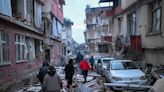 Turkey: Red Crescent volunteers prepare aid tents in wake of devastating earthquakes