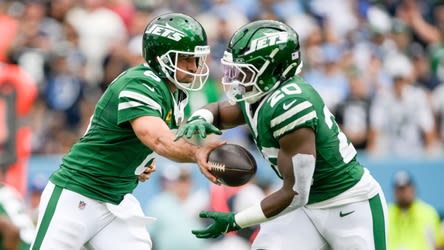 Jets regroup for 24-17 win at Titans as Aaron Rodgers leans on Braelon Allen, Breece Hall