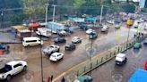 Impacto de la lluvia en las vialidades de San Luis Potosí