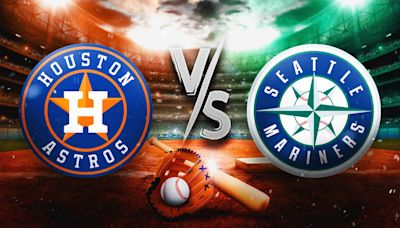 Astros vs. Mariners prediction, odds, pick