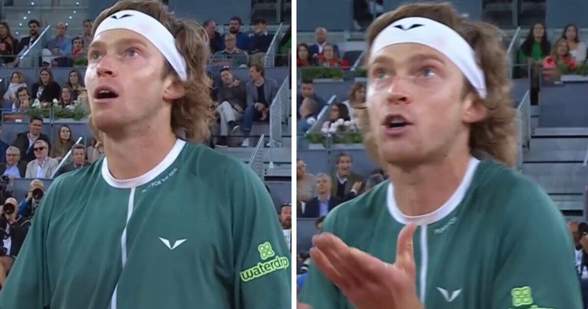 Andrey Rublev rows with Madrid Open umpire in latest hawkeye controversy