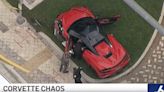 Speeding C8 Corvette Runs From Cops, Crashes