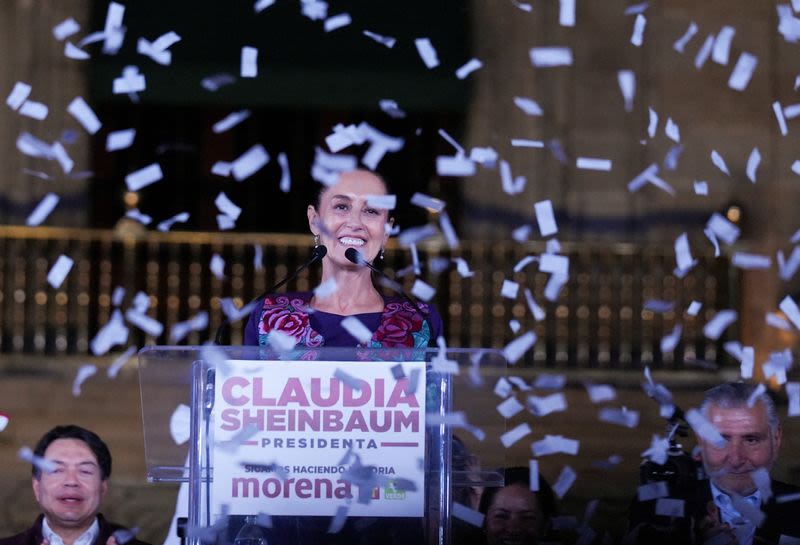 Claudia Sheinbaum claims sweeping mandate to become Mexico’s first female president