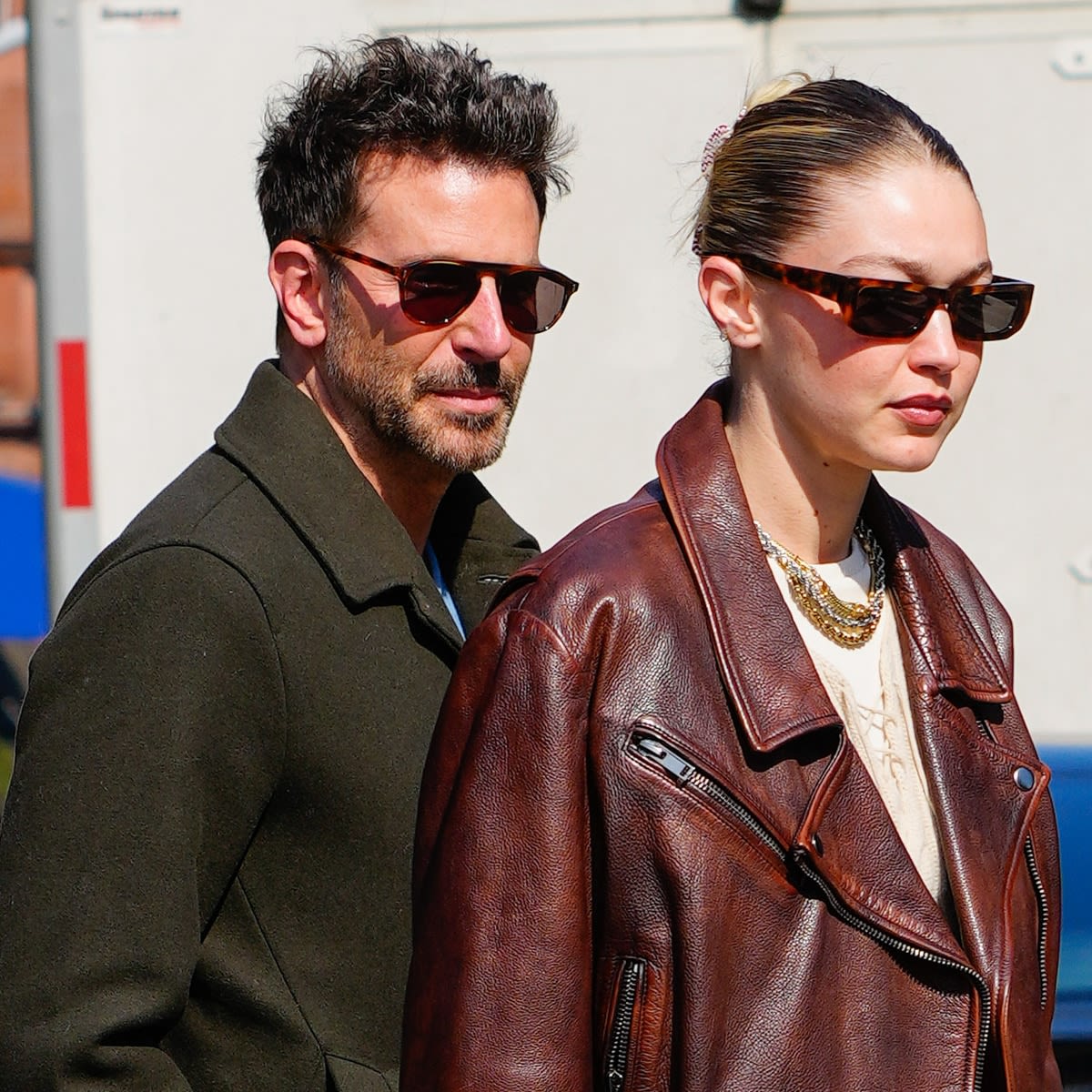 See Gigi Hadid & Bradley Cooper Cozy Up During Her Birthday Dinner