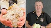 An Australian man found $160,000 worth of gold in a 10-pound rock using a low-end metal detector