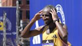 Ethiopia's Sisay Lemma wins Boston Marathon in runaway. Kenya's Hellen Obiri repeats in women's race