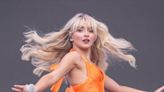 Sabrina Carpenter breaks another UK chart record as Glastonbury acts get lift