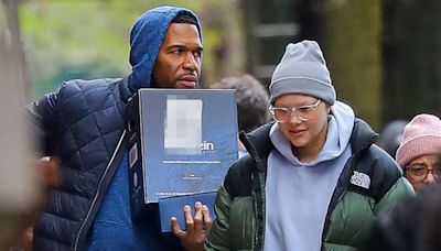 Michael Strahan and Daughter Isabella Take Their Dogs for a Stroll in N.Y.C. amid Her Cancer Treatment