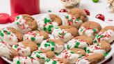 White chocolate dipped gingerbread cookies are a fantastic option for cookie swaps