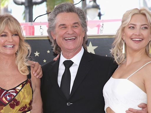 Kate Hudson says Goldie Hawn, Kurt Russell 'stuck it out' over 40 years although 'our family is just nuts'