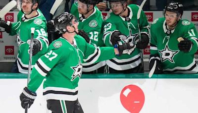 Mason Marchment, Radek Faksa out for Game 3 vs. Golden Knights due to injury