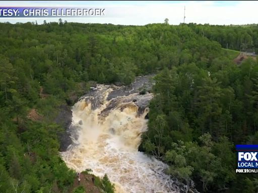 A View Above The Raging Kawishiwi Falls In Ely - Fox21Online