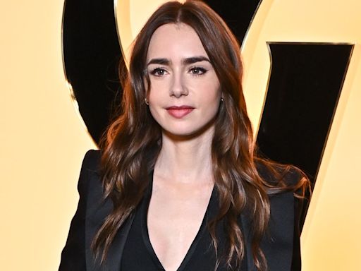 Did Lily Collins Just Debut An 'Old Money' Bob At Dior's Cruise Show?