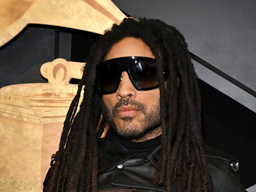 Lenny Kravitz Reacts to Viral Video of Him Working Out in Leather Pants and Combat Boots