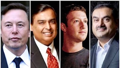 World’s richest men list! Elon Musk crosses Rs 227978 crore, Mark Zuckerberg at Rs 168469 crore, check new net worth of Mukesh Ambani, Gautam Adani