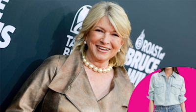 Martha Stewart Keeps Wearing This Relaxed Wardrobe Staple That’s Dressier Than Your Basic Button-Down Shirt