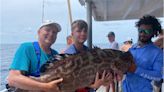 Texas Kid's First Ever Fish Is a State Record Grouper