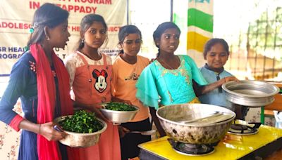 SV Medical Mission holds leafy food fest for tribal girls