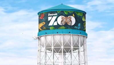 Detroit Zoo unveils new design of water tower