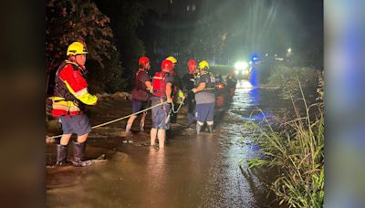 A downgraded Debby still threatens with heavy rain and flooding