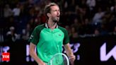 When Daniil Medvedev asked the referee if he was ‘mad’ in the semi-final of Australia Open | Tennis News - Times of India