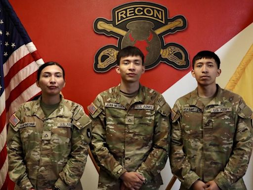 These three Iowa Guardsmen aren’t just squadmates — they’re siblings