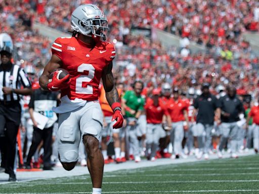 Ohio State's Emeka Egbuka Ranks Third On Top Wide Receiver List