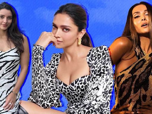 Be wild with 7 animal print outfits Ft. Deepika Padukone, Malaika Arora to Triptii Dimri