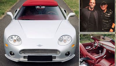 Rare sports car that appeared in Jason Statham film to sell for unbelievable price, including ‘desirable’ steering wheel