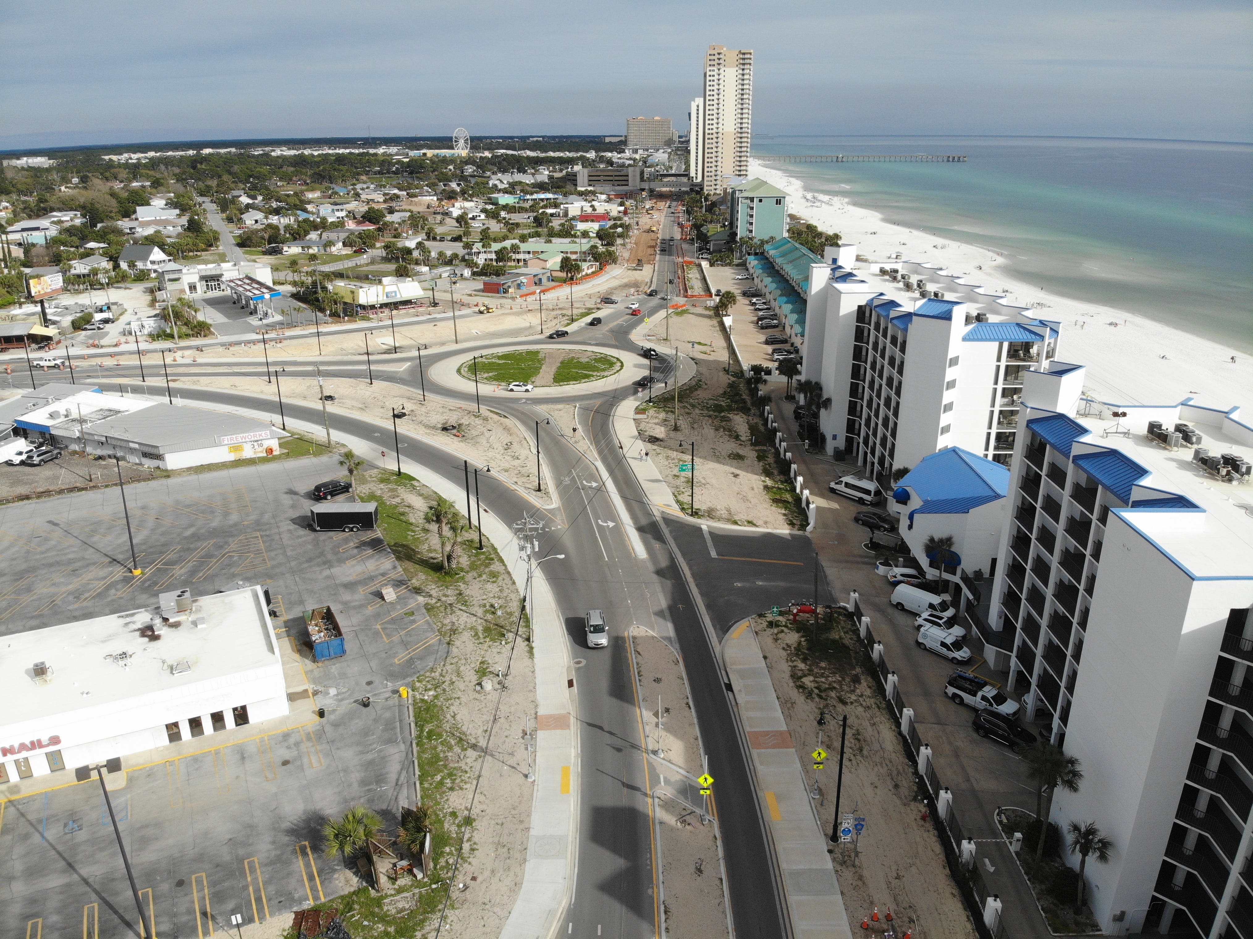 Panama City Beach is making slow progress on Front Beach Road CRA. About 6 projects left