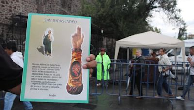 Reliquia de San Judas Tadeo continúa su recorrido en CDMX