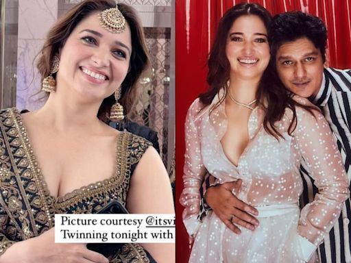 Vijay Varma Photographs Ladylove Tamannaah Bhatia At Anant Ambani-Radhika Merchant's Mangal Utsav; Watch - News18