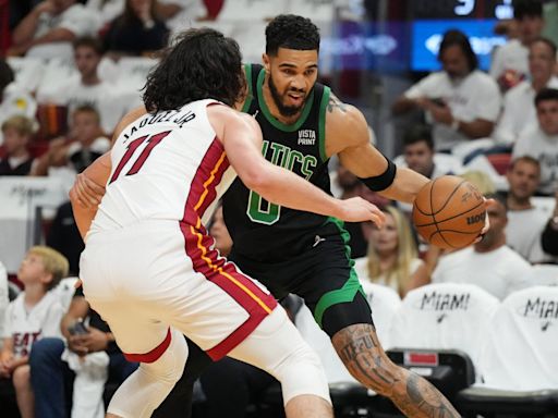 Jayson Tatum, Celtics stifle Heat, take back home-court edge