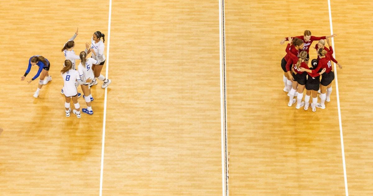 Time and TV information for Nebraska and Creighton volleyball's in-state rivalry matchup