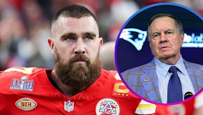 Travis Kelce Reacts to Bill Belichick, 72, Dating Jordon Hudson, 23