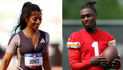 Chiefs WR Xavier Worthy's Grand Proposal to Track Star Tia Jones [Video]