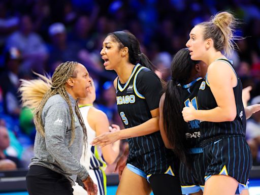 Angel Reese's Courtside Moment With Chicago Sky Coach Goes Viral