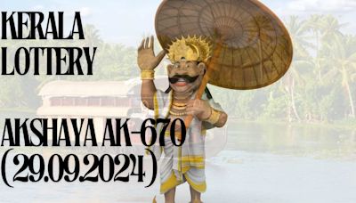 Kerala Lottery Result Today: Check Akshaya AK-670 Lucky Draw Winners for September 29, 2024