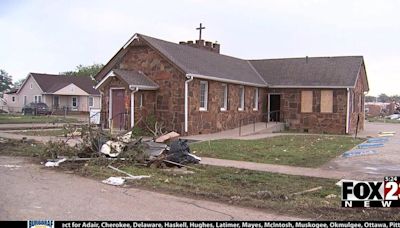 Barnsdall St. Mary's Catholic Church holding Sunday Mass during tornado relief