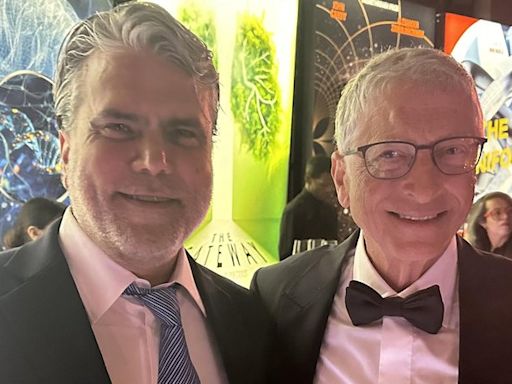 Frederico Lapenda encontra Bill Gates em evento internacional