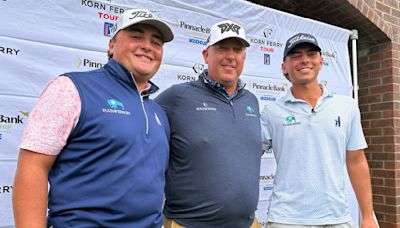 It's a Gutschewski family affair in Omaha, where father and 2 sons are grouped in Korn Ferry tourney